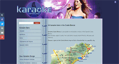 Desktop Screenshot of karaokecostablanca.com